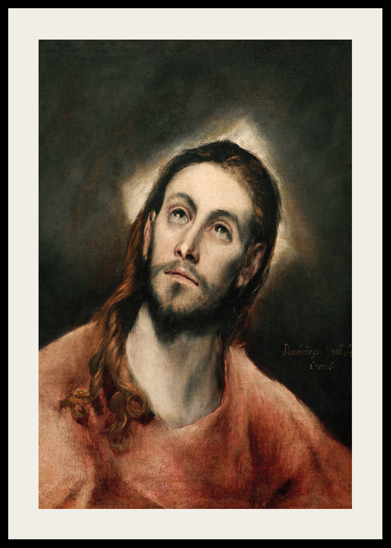 Christ In Prayer By El Greco Domenikos Theotokopoulos-12