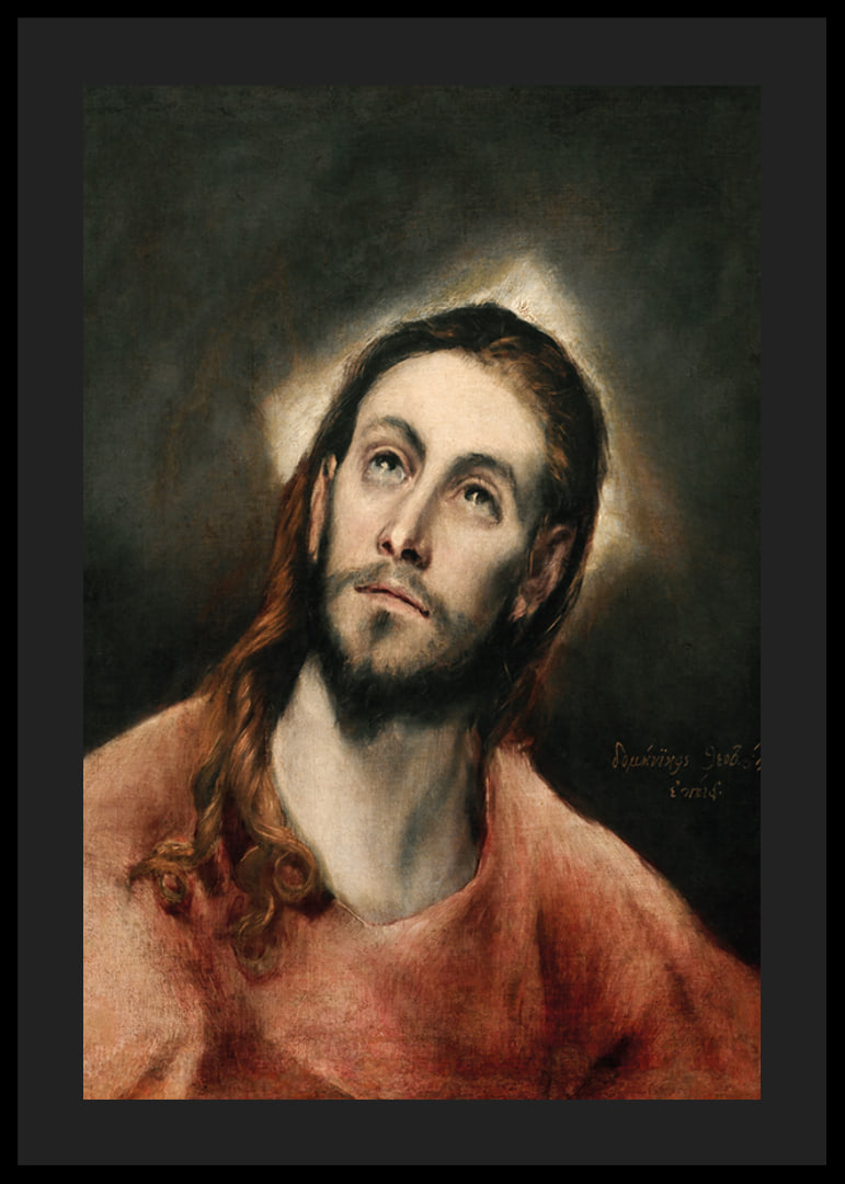Christ In Prayer By El Greco Domenikos Theotokopoulos-12