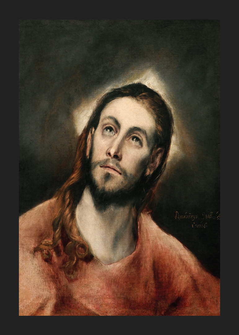 Le Christ en prière par le Greco Domenikos Theotokopoulos-12