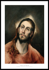 Christ In Prayer By El Greco Domenikos Theotokopoulos-0
