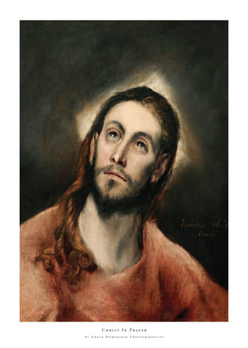 Plakat Christ In Prayer By El Greco Domenikos Theotokopoulos