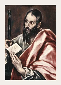 St. Paul By El Greco Domenikos Theotokopoulos-5