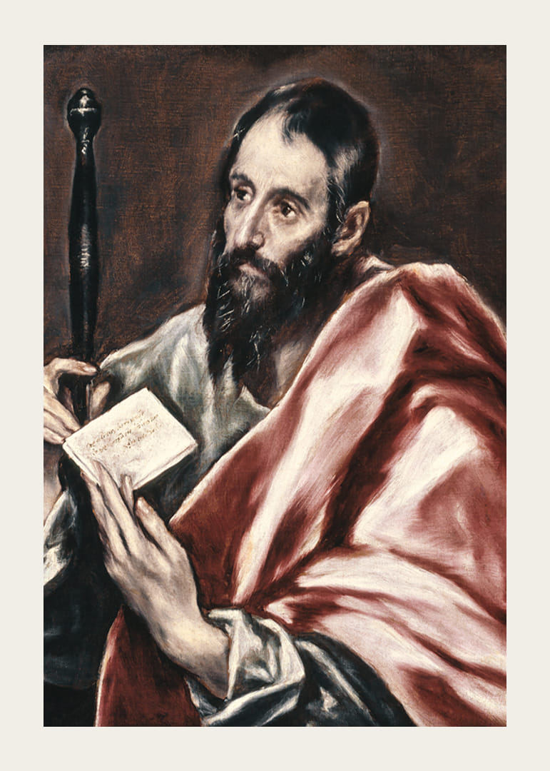 Svätý Pavol El Greco Domenikos Theotokopoulos-12