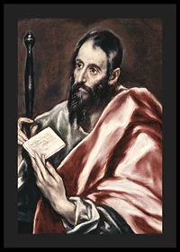 St. Paul By El Greco Domenikos Theotokopoulos-6
