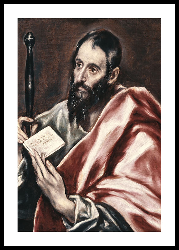 St. Paul By El Greco Domenikos Theotokopoulos-12