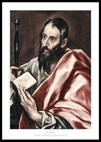 St. Paul By El Greco Domenikos Theotokopoulos-0