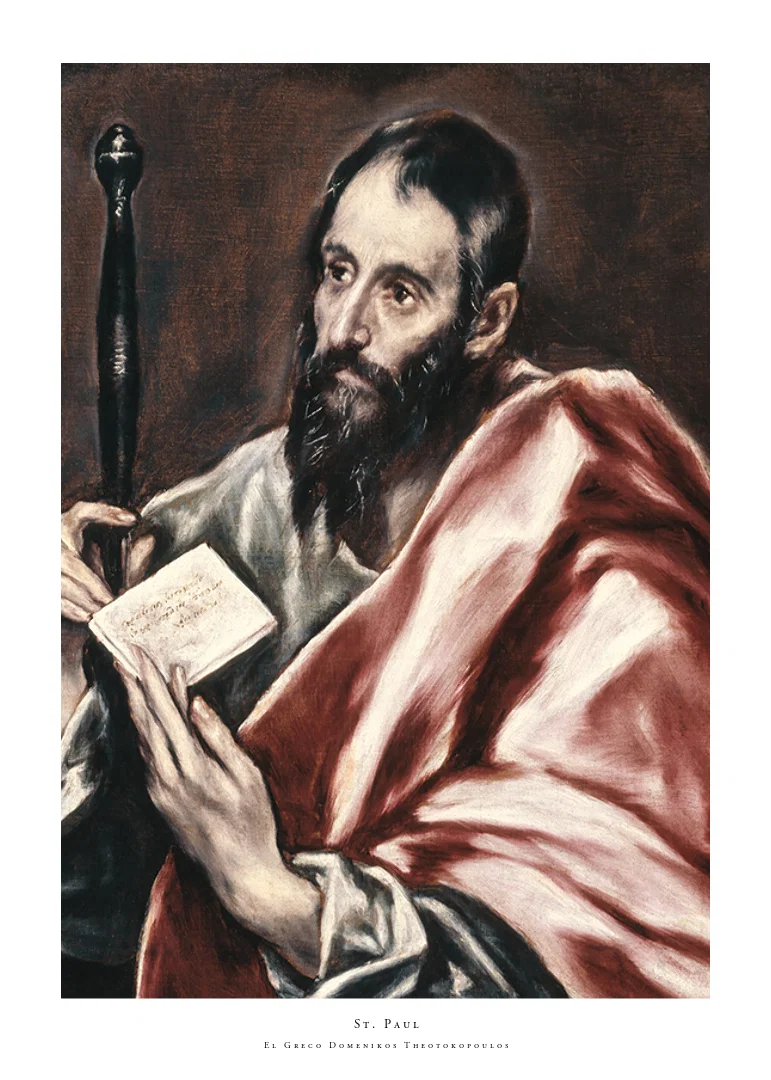 St. Paul By El Greco Domenikos Theotokopoulos-12
