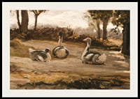 Geese By Elihu Vedder-4