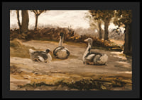 Geese By Elihu Vedder-6