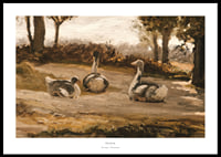 Geese By Elihu Vedder-0
