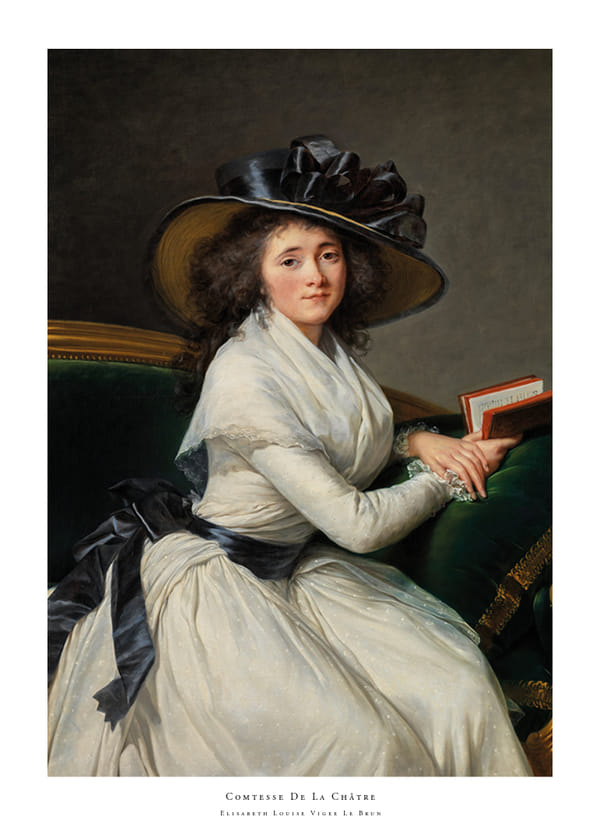 Plakatas Comtesse De La Châtre By Elisabeth Louise Vigee Le Brun
