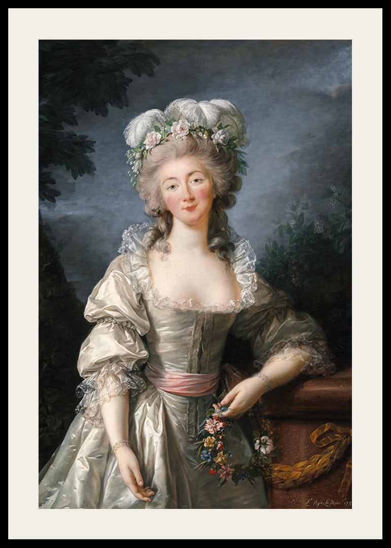 Madame Du Barry By Elisabeth Louise Vigee Le Brun-12