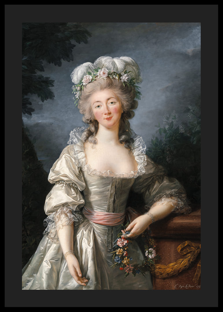 Madame Du Barry By Elisabeth Louise Vigee Le Brun-12
