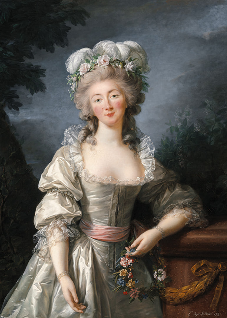 Madame Du Barry By Elisabeth Louise Vigee Le Brun-12