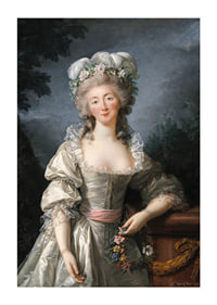 Madame Du Barry By Elisabeth Louise Vigee Le Brun-3