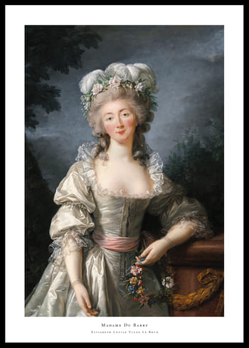 Poster Madame Du Barry By Elisabeth Louise Vigee Le Brun