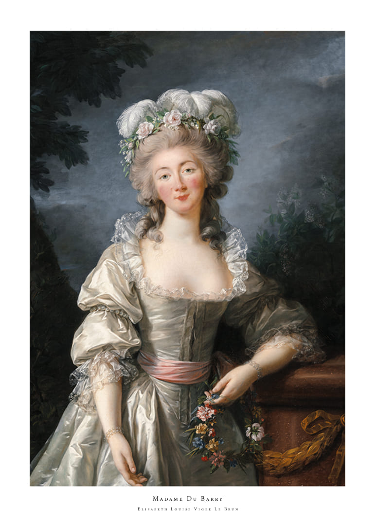 Madame Du Barry By Elisabeth Louise Vigee Le Brun-12