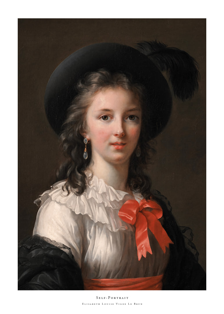 Self-Portrait By Elisabeth Louise Vigee Le Brun-12