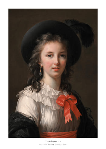 Poster Self-Portrait By Elisabeth Louise Vigee Le Brun