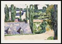 Landscape At Pont-Aven By Emile Bernard-4