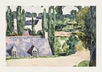 Landscape At Pont-Aven By Emile Bernard-5