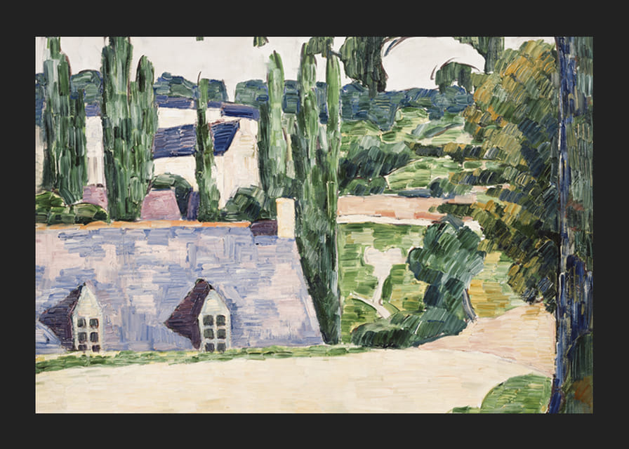Landschaft bei Pont-Aven von Emile Bernard-12