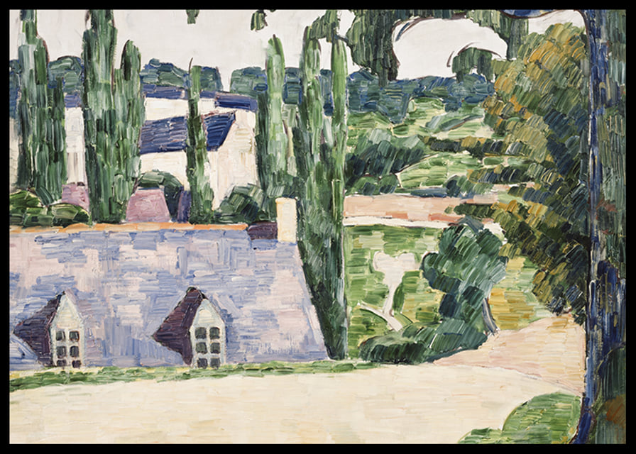 Landscape At Pont-Aven By Emile Bernard-12