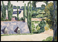 Krajobraz w Pont-Aven autorstwa Emile’a Bernarda-2