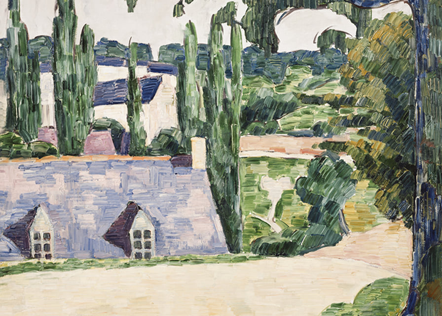 Landscape At Pont-Aven By Emile Bernard-12