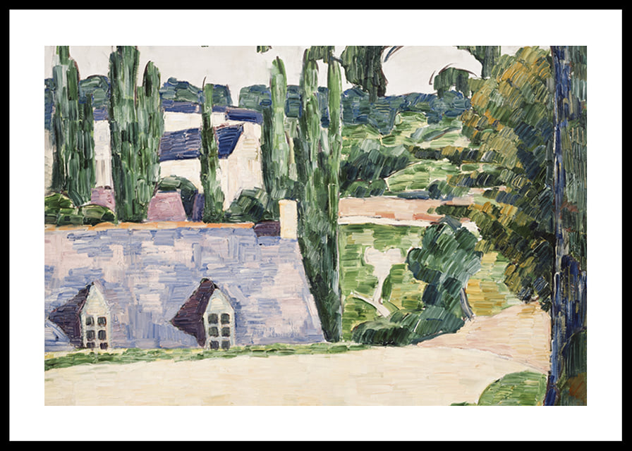 Landscape At Pont-Aven By Emile Bernard-12