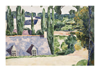 Landscape At Pont-Aven By Emile Bernard-3