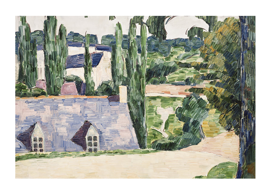 Landscape At Pont-Aven By Emile Bernard-12