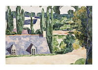 Krajobraz w Pont-Aven autorstwa Emile’a Bernarda-1