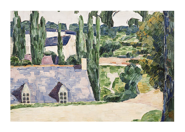 Plagát Landscape At Pont-Aven By Emile Bernard