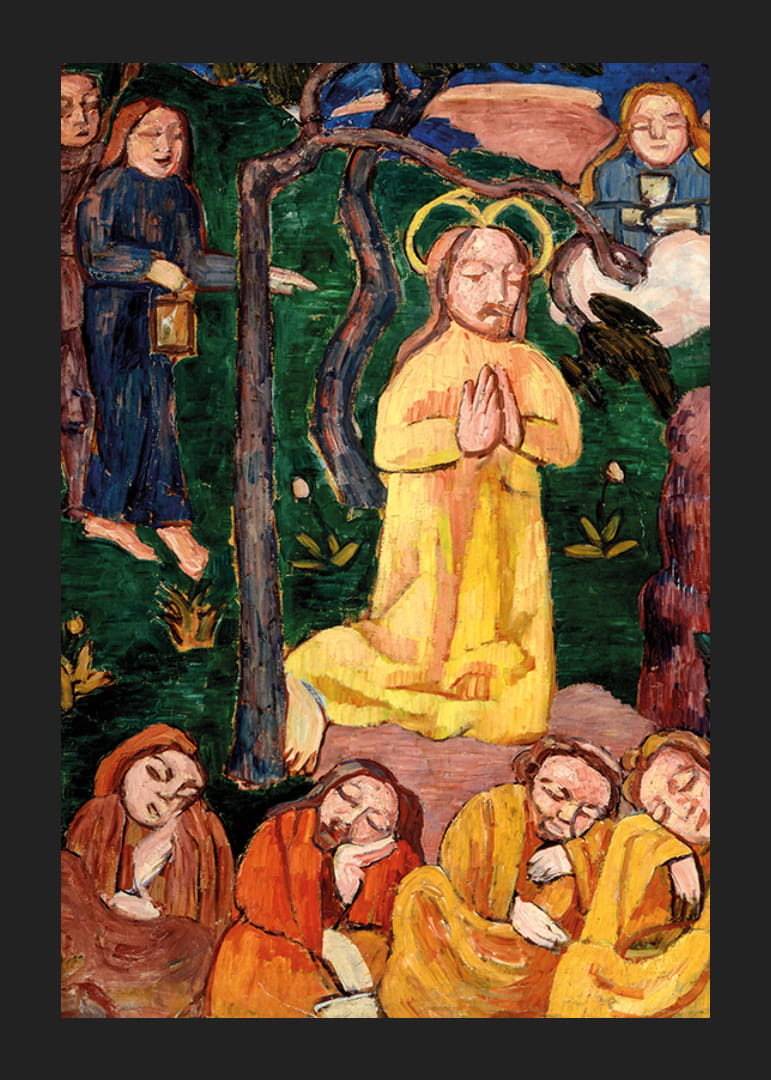 Yellow Christ av Emile Bernard-12