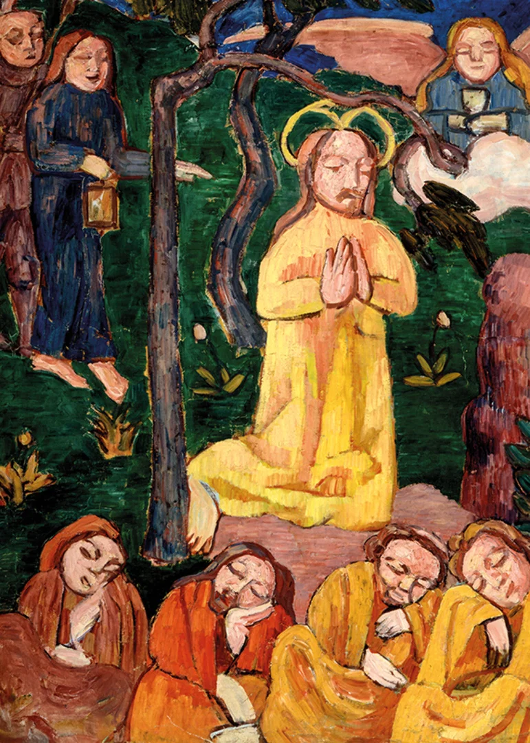 Yellow Christ By Emile Bernard-12