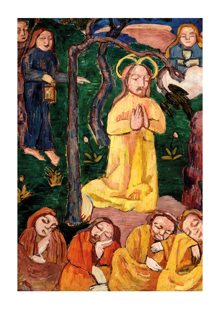 Yellow Christ By Emile Bernard-12