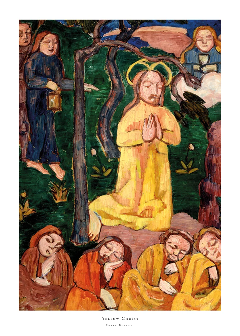 Yellow Christ By Emile Bernard-12