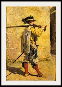 A Sentinel, Time Of Louis XIII By Ernest Meissonier-4