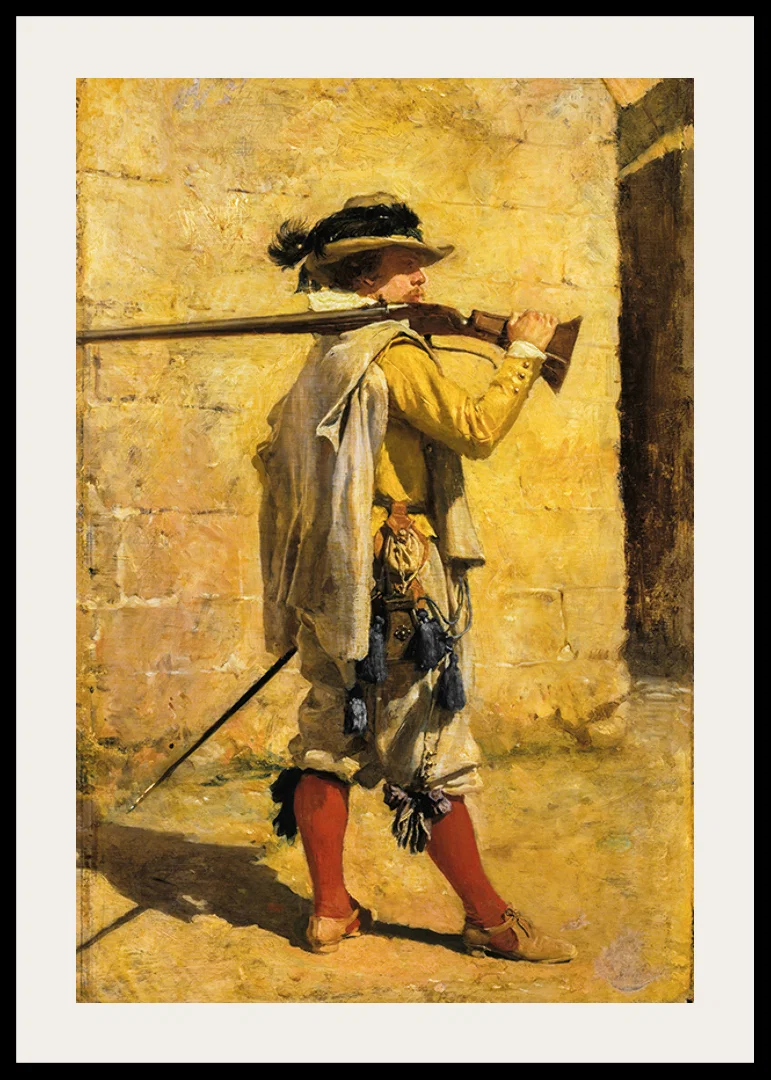 A Sentinel, Time Of Louis XIII By Ernest Meissonier-12