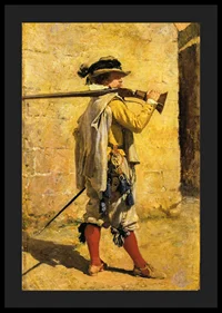A Sentinel, Time Of Louis XIII By Ernest Meissonier-6