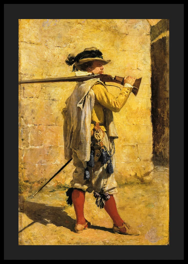 A Sentinel, Time Of Louis XIII By Ernest Meissonier-12