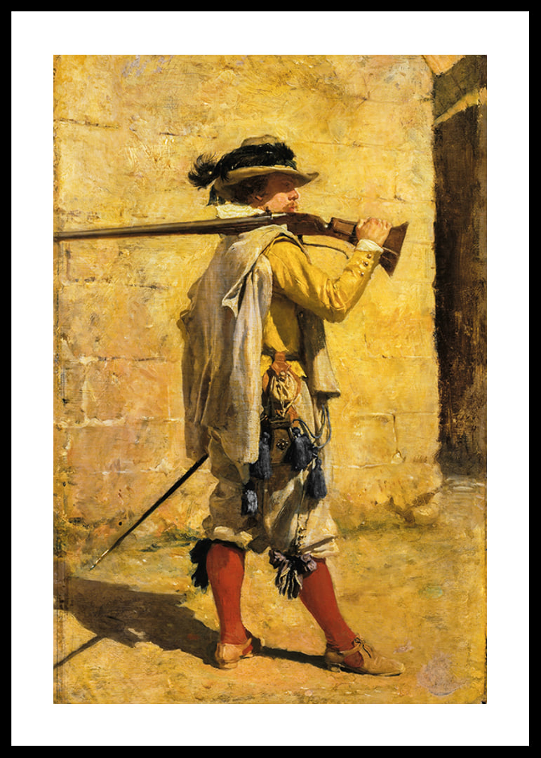 A Sentinel, Time Of Louis XIII By Ernest Meissonier-12