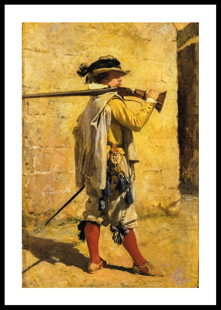 A Sentinel, Time Of Louis XIII By Ernest Meissonier-12