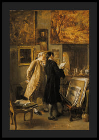 Umelec ukazuje svoje dielo Ernest Meissonier-6