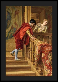 Sur L’escalier By Ernest Meissonier-6