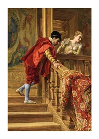 Sur L’escalier By Ernest Meissonier-3