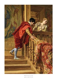 Sur L’escalier By Ernest Meissonier-1