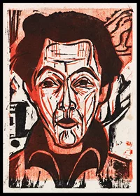 Self-Portrait By Ernst Ludwig Kirchner-0