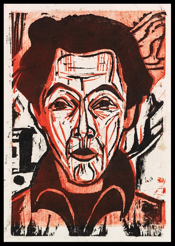 Self-Portrait By Ernst Ludwig Kirchner-12